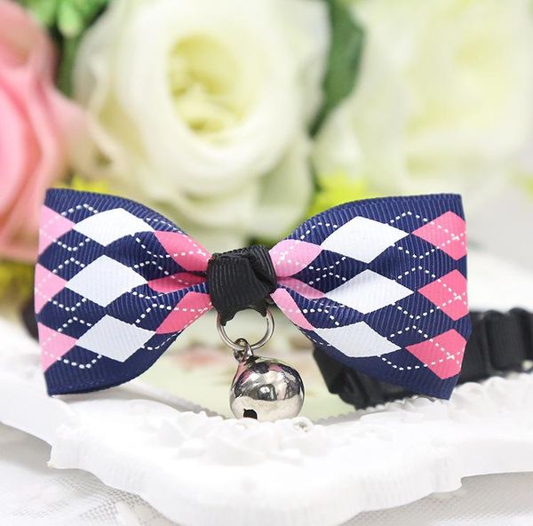 

dog collars & leashes teddy lovely tie mini puppy collar lingge cats tags for small dogs pet products accessories with bell