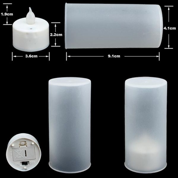 

candles led electronic color change flicker candle light home party decor kima88