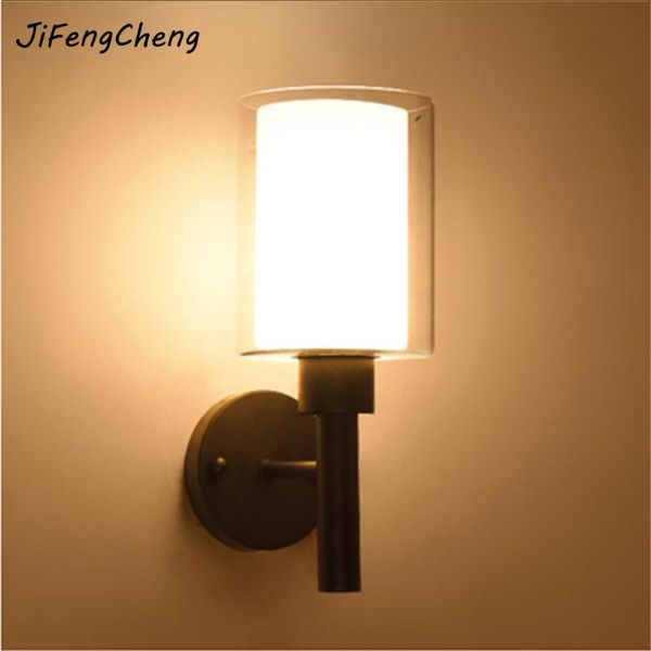 

wall lamp jifengcheng iron vintage american mounted bedside lamps e27 lighting bed room led luminaria rustic sconces