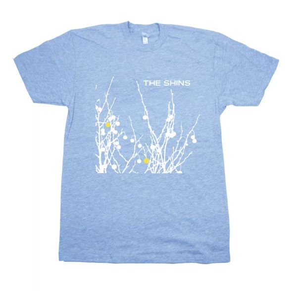 

shins oh inverted world t-shirt new blue sub pop out of print, White;black