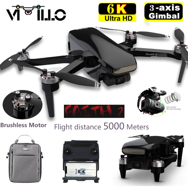 

faith-2 2021 gps drone with 4k dual camera professional 5g wifi fpv dron flight distance 5km brushless motor rc quadcopter drones