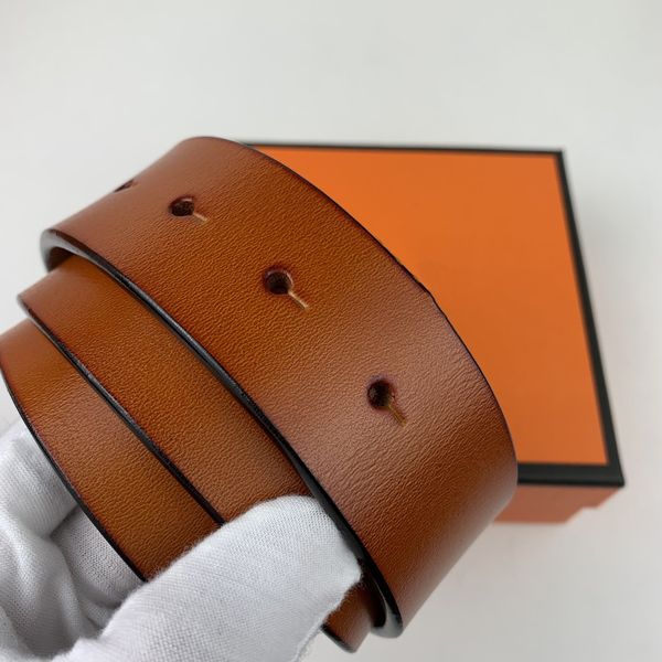 

golf belts for man fashion classic designer belts mens women casual genuine leatter smooth buckle belt width 37cm with box, Black;brown