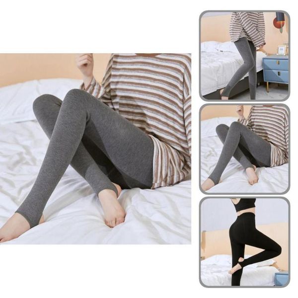 

women's pants & capris practical pantyhose protective solid color women spring pencil stretch leggings, Black;white