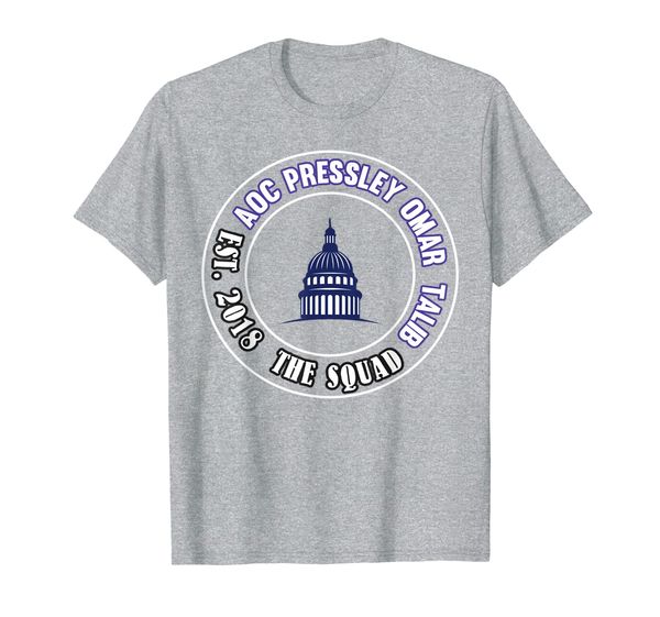 

the congress squad aoc pressley omar tlaib supporter t-shirt, White;black