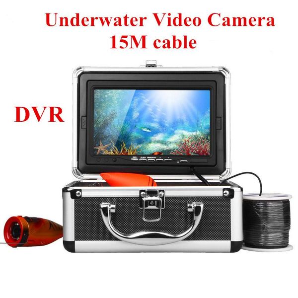 

7" tft color lcd underwater fishing camera 15m cable dvr record video ip cameras