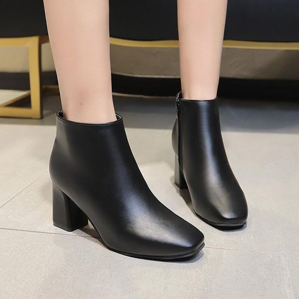 

boots 2022 women winter short women's shoes waimao04 y266, Black