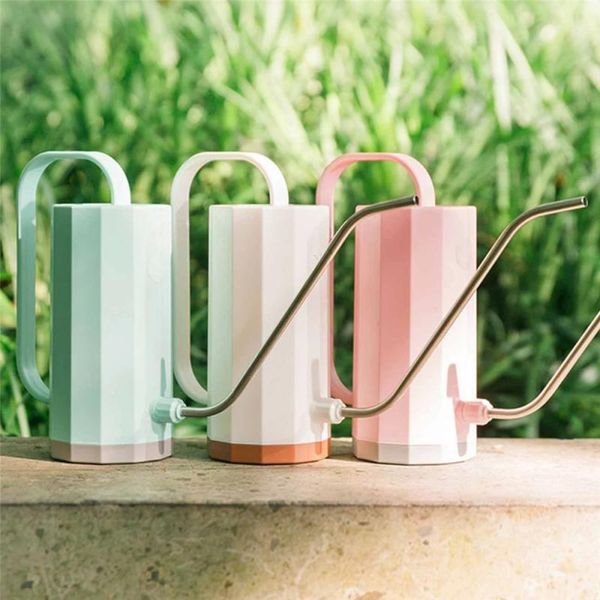 

1200ml long mouth watering can stainless steel flowers gardening tool plant sprinkler potted home kettle irrigation drop equipments