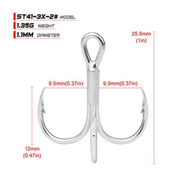 

20pcs 2/4/6/ 8/10# high carbon steel point treble hook sea fishing tackle iscas fish tools accessories pesca hooks