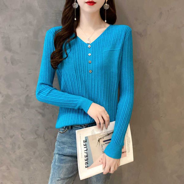 

women's sweaters women autumn female heing sweater loose all-match knitted dottoming shirt ladies v-neck sweater3xla257 8ict, White;black