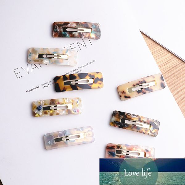 

new fashion women cute candy color paint clips baking paint hairpin barrette multi headwear clip accessories, Silver