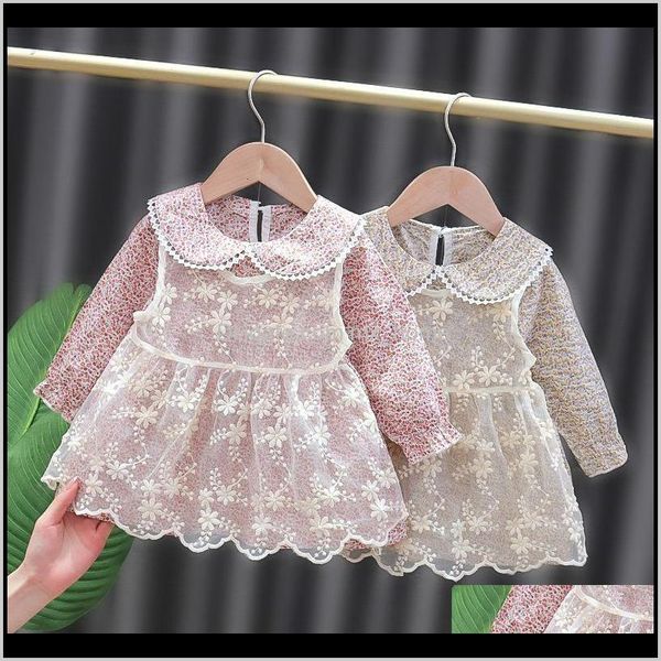 Meninas vestidos roupas bebê crianças maternidade entrega entrega 2021 primavera 1º aniversário para traje infantil princesa festa menina tutu crianças ed como b
