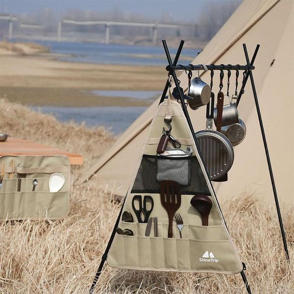 

outdoor tripod storage bag large-capacity tableware picnic organizer v3r7 bags