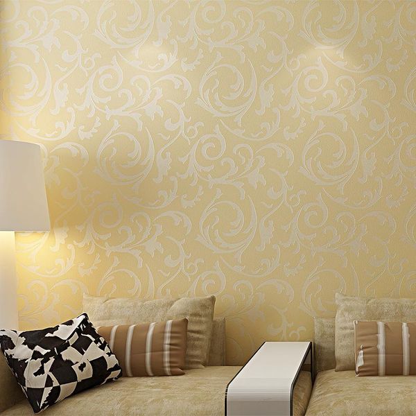 

wallpapers contracted european environmental non-woven wallpaper bedroom the sitting room tv setting wall paper