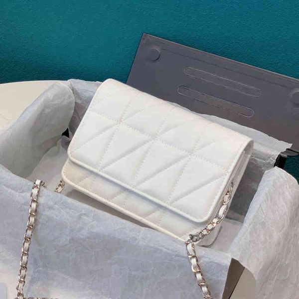 

women crossbody bag chain shoulder bag messenger bag fashion plain plaid tassel hasp genuine leather new style hardware wallets7yrt