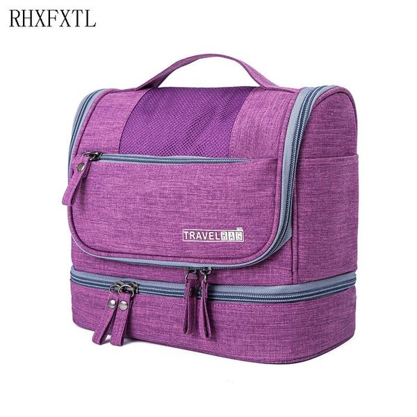 

cosmetic bag travel organizer makeup portable men lady waterproof bathroom storage bags beautician & cases