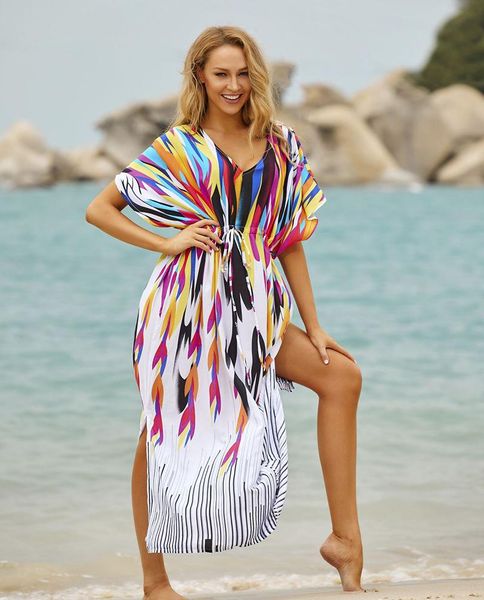 

women's swimwear cotton plus size beach cover up kaftan 2021 robe de plage kimono bikini sarong tunic for vestidos playa, White;black