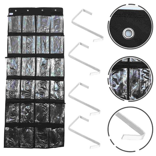 

storage bags 1pc hanging bag dormitory door 24-grid shoe