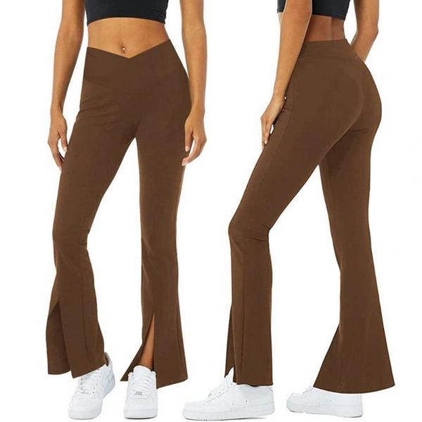 

running pants women wide leg workout yoga sporty bootleg, Black;blue
