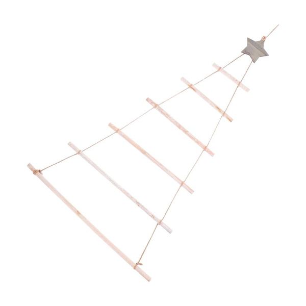 

christmas decorations branch tree hanging ladder wall