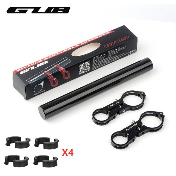 

bike handlebars &components gub 202 g-202carbon fiber bicycle handlebar extender lengthen mount lamp lightweight mtb computer pho