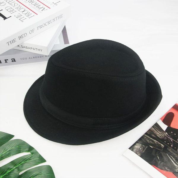 

wide brim hats fedoras black classic solid belt crimping men outdoor casual party formal wedding panama gorras hombre, Blue;gray