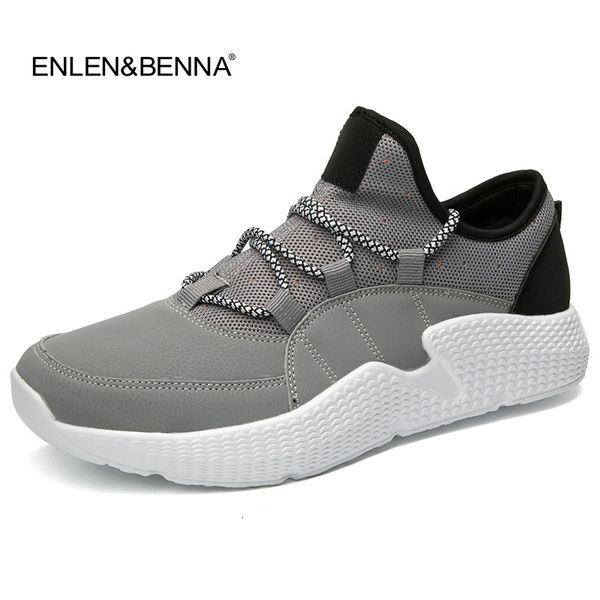 

dress shoes men arrival fashion sneakers mesh breathable spring/autumn casual for lace up male platform, Black