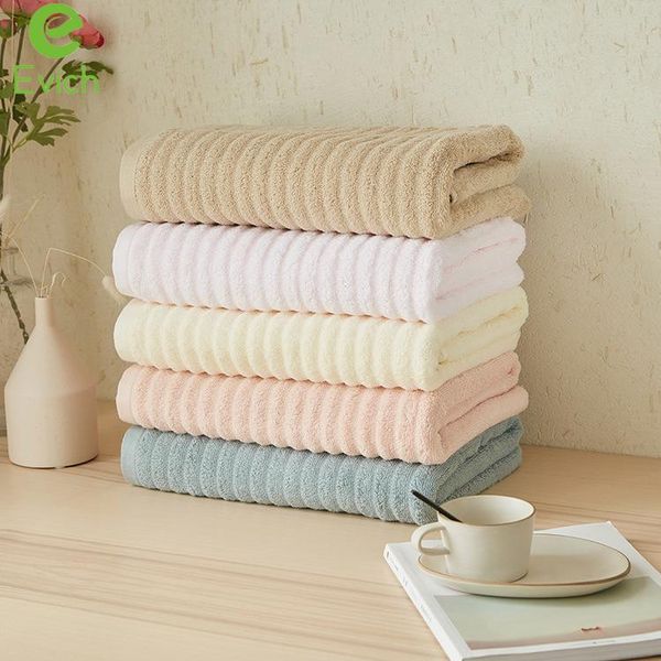 

towel evich pure cotton bath wave pattern absorbent soft and comfortable non-linting jf165