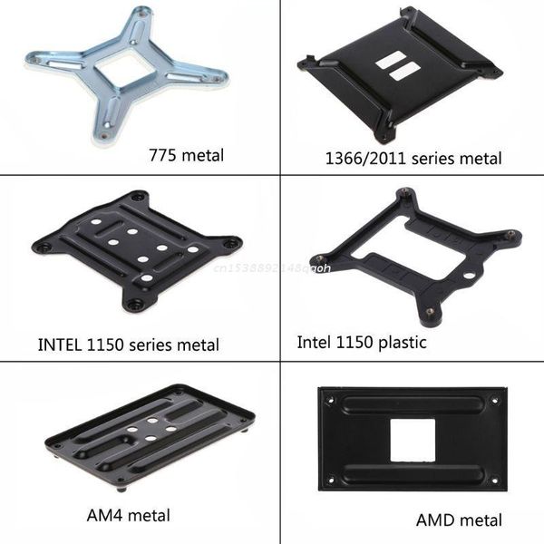 

fans & coolings cpu heatsink bracket for intel backplate 775 1150 2011 am4 dropship