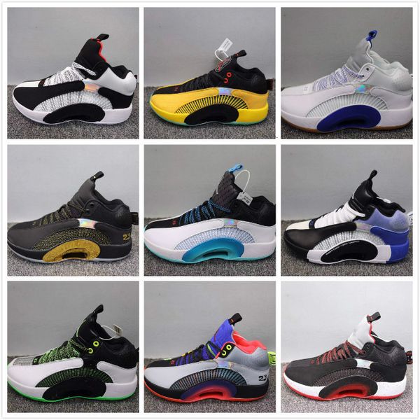 

aj35 basketball shoes men's actual combat boots joe 35 gray blue red guo allen lake green fujiwara black and white laser