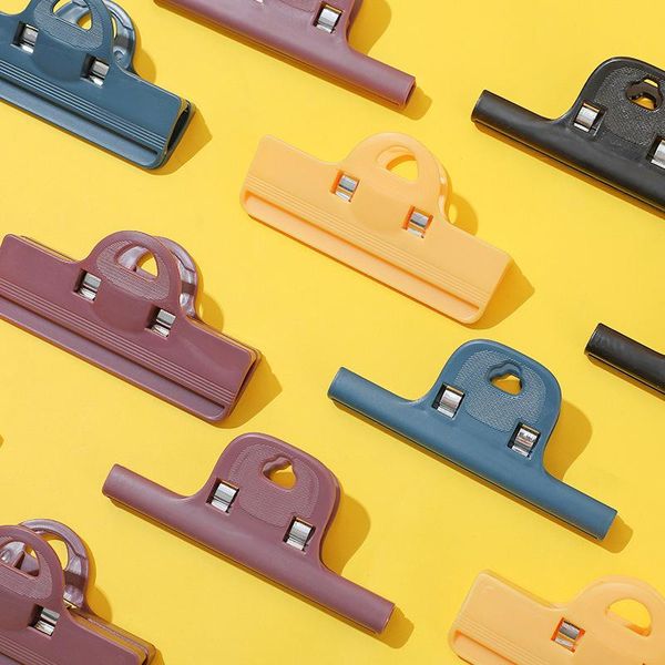 

bag clips 2pcs home snack sealed practical food sealing clamp package clip s/l