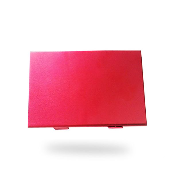 

files card holder aluminum double-layer business case metal alloy