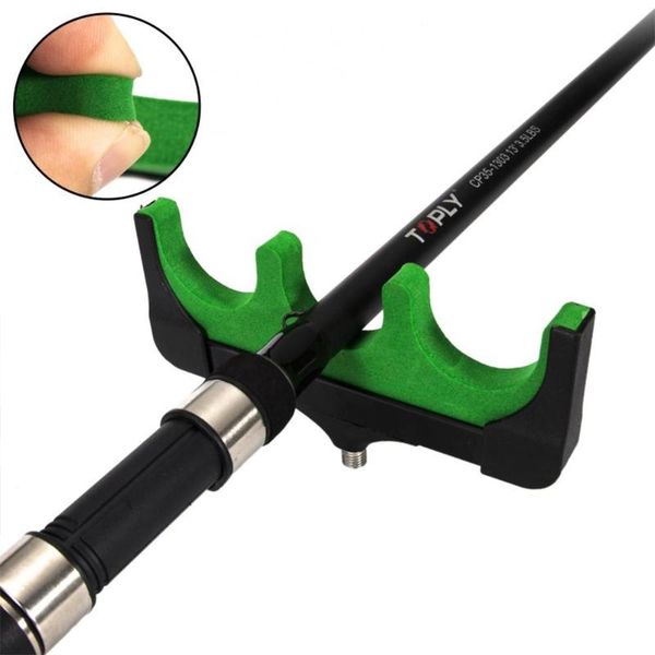 

boat fishing rods 1pcs plastic+eva bracket head cross-border sea pole eva fort universal crossbar accessories