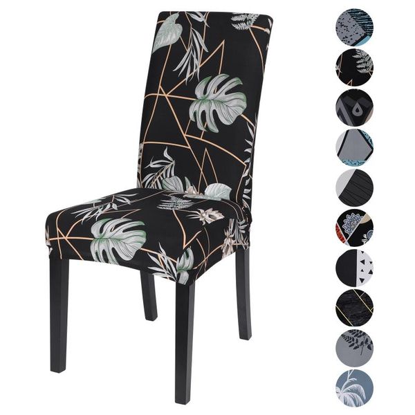 

chair covers 4pcs dining cover spandex elastic slipcover case stretch for wedding el banquet room