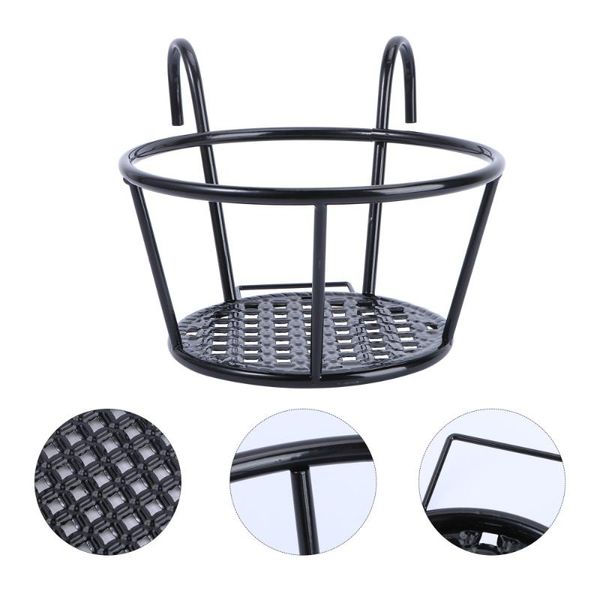 

planters & pots succulent hanging planter pot flowerpot geometric iron metal stand supporting shelf (black)