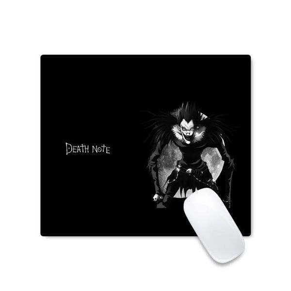 

mouse pads & wrist rests anime death note diy design pattern game mousepad pad desk protect officework mat non-slip lapcushion