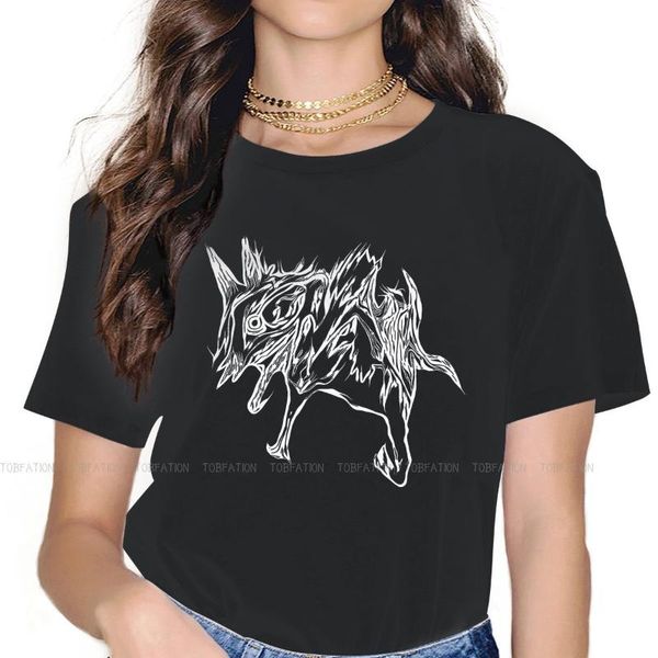 

women's t-shirt dream of the last spirit animal fashion tshirts princess mononoke ashitaka film girl fabric 4xl t shirt round neck over, White