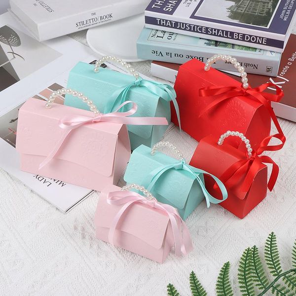 

gift wrap portable party wedding favor boxes chocolate treat candy bag birthday