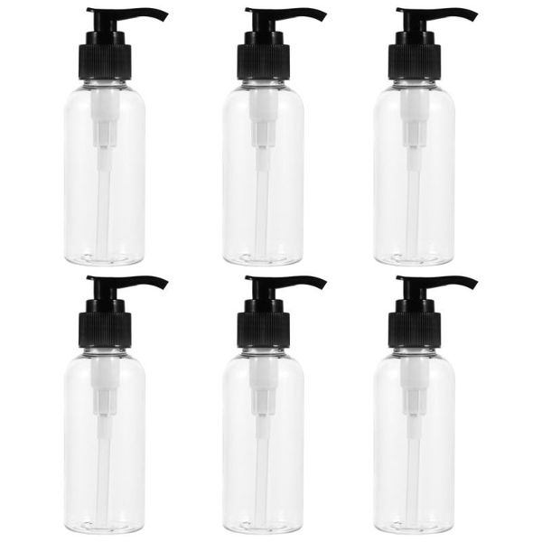 

storage bottles & jars 6pcs 100ml lotion portable empty pump