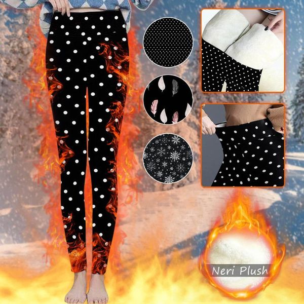 

women's leggings women grid print exercise fitness leggins elasticity dot push up legging female trousers plus size #t1g, Black