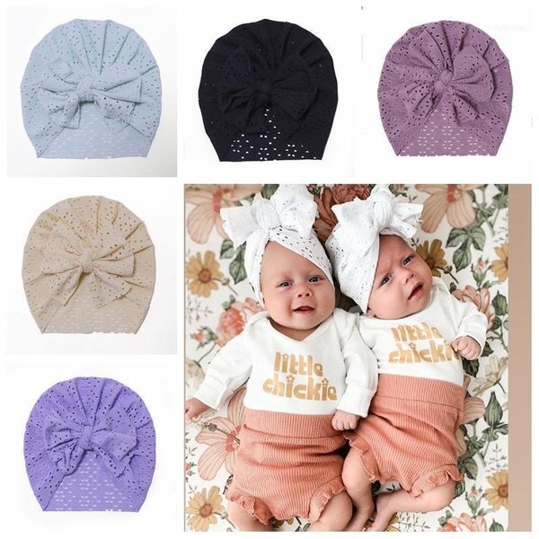 

caps & hats 1 pcs 16*20 cm solid color handmade bowknot infant soft breathable baby girls elastic fashion bows headwear1, Yellow