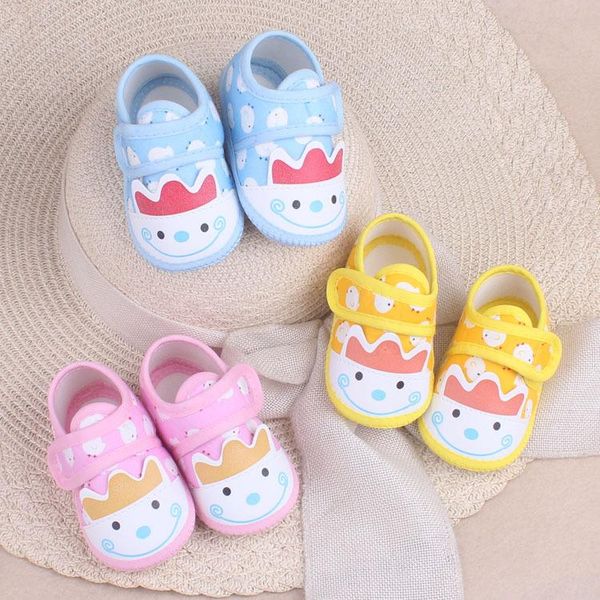 

first walkers spring and autumn anti-skid baby walking single shoe butterfly knot square mouth shoes