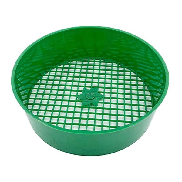 

planters & pots green round garden sieve plastic riddle stone sand seedling mesh
