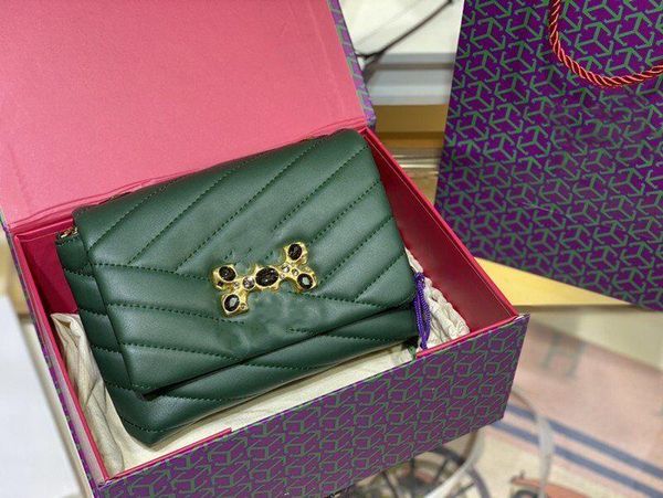 

2021 designer shoulder bags women convertible bag leather sheepskin material striped metal chain handbags 5 colors lcm