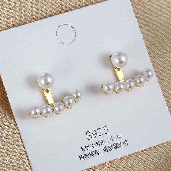 

pearl earring set fashion version simple personalized earrings