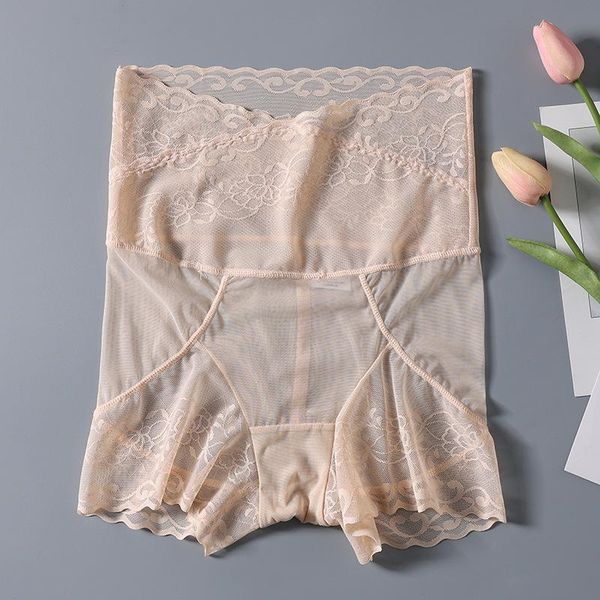 

women's shapers silk women high waist slimming tummy control knickers pants pantie briefs body shapewear lady underwear, Black;white