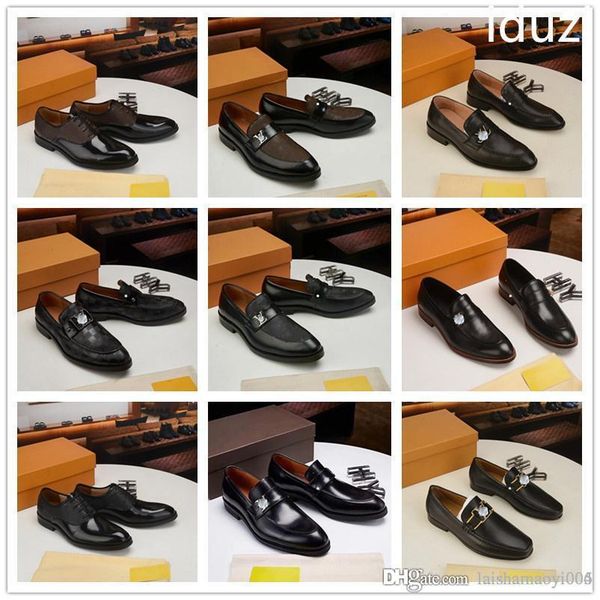 

16 style luxury design mens oxford lace up split toe coffee black office wedding formal men dress shoes suede patchwork leather shoe size 6.