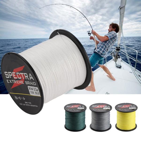 

braid line 100m high strength 4 strands sea fishing japan strong multifilament thread pe braided kite wire carp 6-80lb