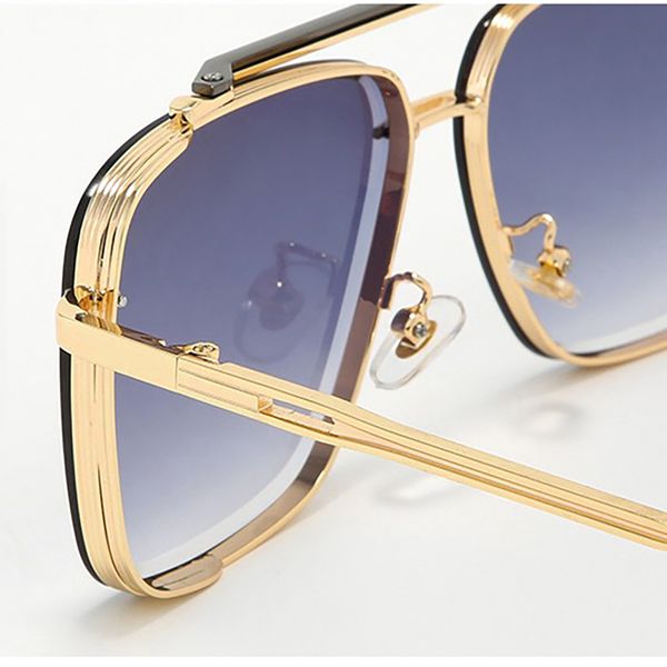 

classic pilot sunglasses designer brand mens womens sun-glasses eyewear glass glasses square frames lenses with box, White;black