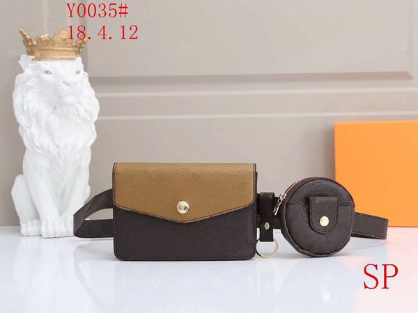 

waist bag 2 pieces 2022 new ladies designer luxury messenger bag fashion leather paris presbyopia mother and baby shoulder bag classic walle