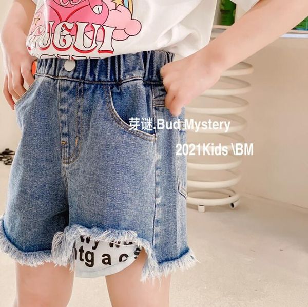

wholesale girls denim shorts patchwork summer fashion 3-9t b23, Black
